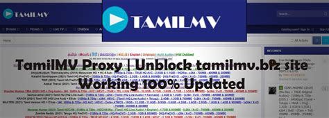 tamilrockers proxy|Best TamilMV Proxy